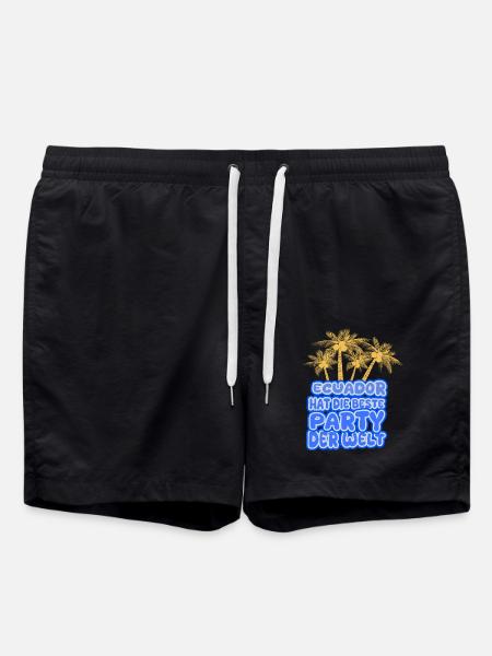 Gift for Ecuador - Swim Trunks - black