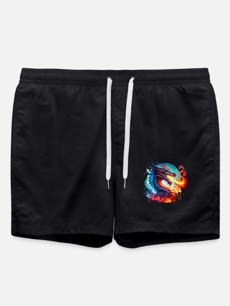 Dragon - Swim Trunks - black