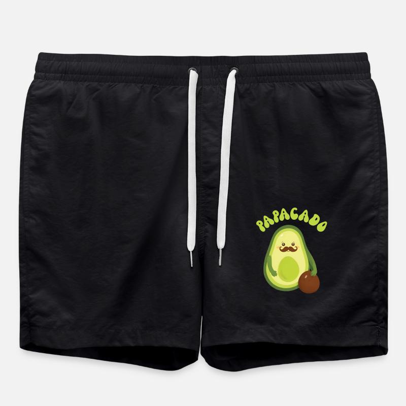 Papacado - Short de bain - noir