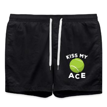 Raquette de sport Kiss Ace Raquette Tennis - Short de bain - noir - Devant - AI Model Male 185 light (185cm)