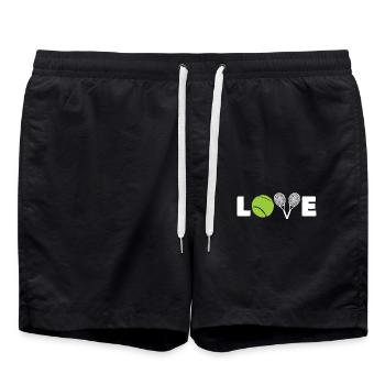 Raquette de sport Love Smash Raquette Tennis - Short de bain - noir - Devant - AI Model Male 185 light (185cm)