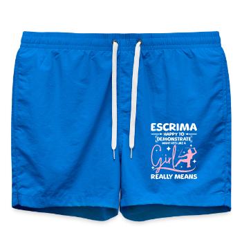 Frappe comme une fille Escrima - Short de bain - cobalt blue - Devant