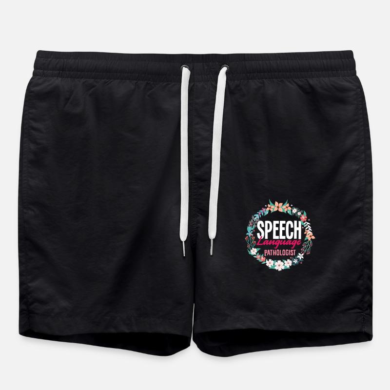 Orthophoniste Blumenkranz - Short de bain - noir