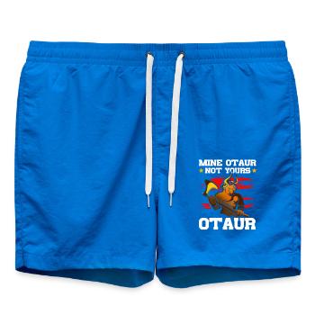 Mine-otaur Not Yours Otaur Mythology - Swim Trunks - cobalt blue - Front