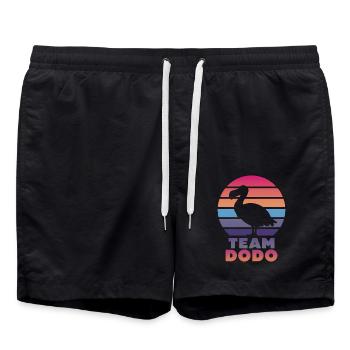 Dodo Spruch Dodo Vogel Lustiges Dodo Geschenk - Badeshorts - Schwarz - Vorne - AI Model Male 185 light (185cm)