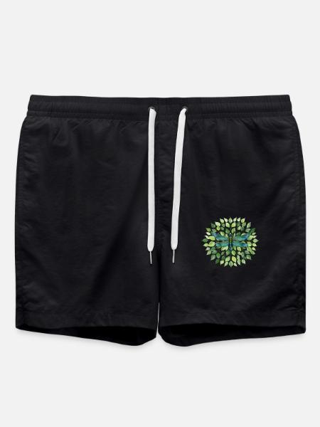 Nature's Elegance Dragonfly Natures Elegance - Swim Trunks - black