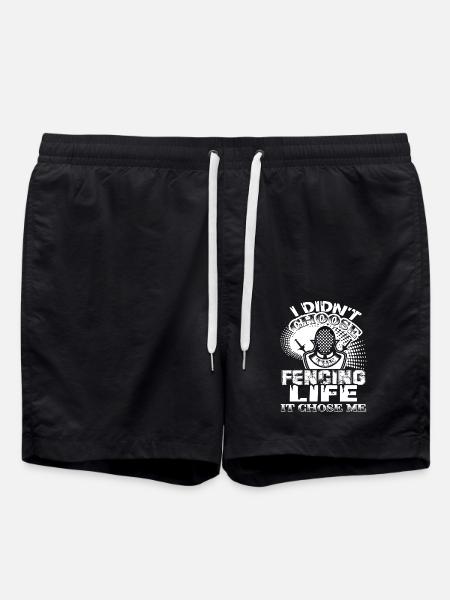 Fencing Life Chose Me - Swim Trunks - black