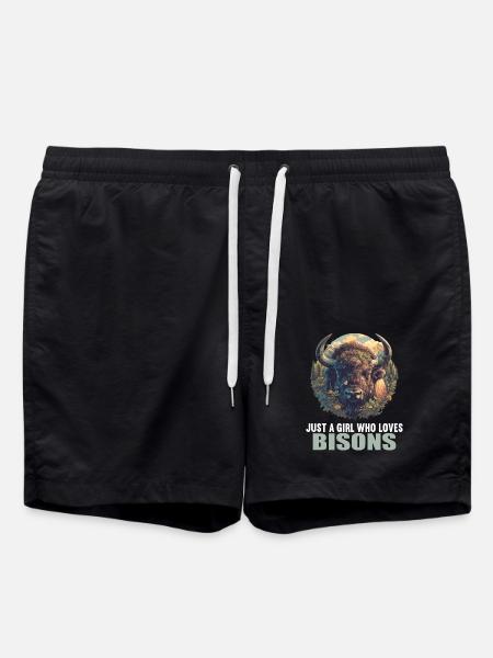 Bisons Bison - Badeshorts - Schwarz