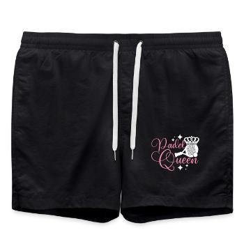 Women Padel Tennis Queen - Swim Trunks - black - Front - AI Model Male 185 light (185cm)