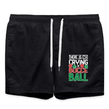 There is no crying in Bocce Ball - Badeshorts - Schwarz - Vorne - AI Model Male 185 light (185cm)