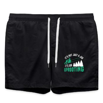 Tree Surgeon It's Not Just A Job Tree Climber - Badeshorts - Schwarz - Vorne - AI Model Male 185 light (185cm)