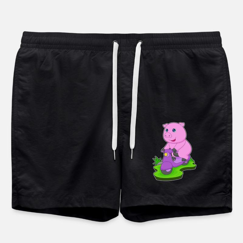 Trottinette Pig - Short de bain - noir