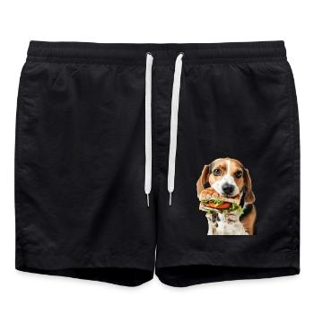 Beagle - Short de bain - noir - Devant - AI Model Male 185 light (185cm)