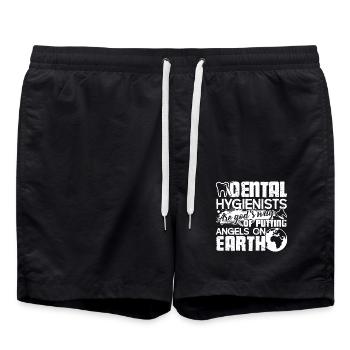 Dental Hygienist God Made Dental Hygienists - Swim Trunks - black - Front - AI Model Male 185 light (185cm)