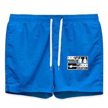 Chirurgien des arbres Mon problème Ma solution Pictogramme Maman - Short de bain - cobalt blue - Devant