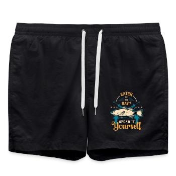 Pêche sous-marine Prise du jour Spear It Snorkeling - Short de bain - noir - Devant - AI Model Male 185 light (185cm)