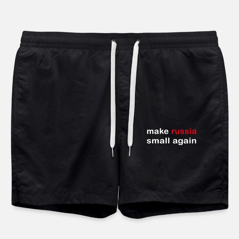 make russia small again - Badeshorts - Schwarz