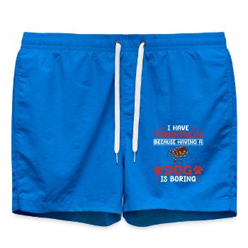 I have Tarantulas, because Dogs are boring - Spinn - Swim Trunks - cobalt blue - Front