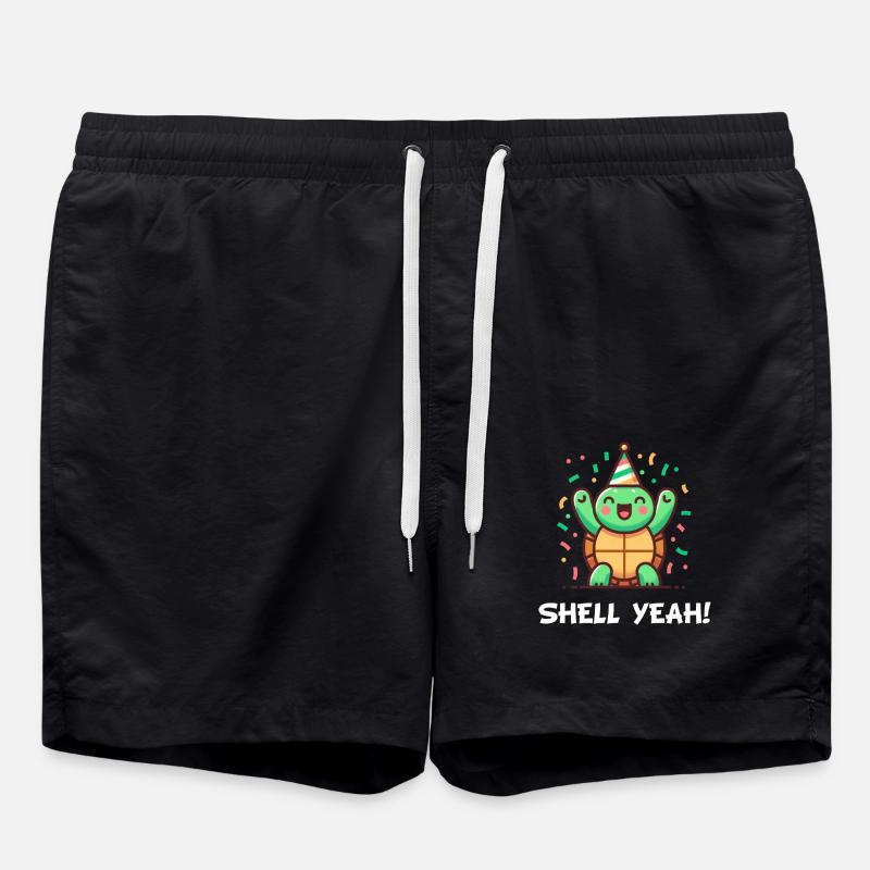 Shell ! Célébration Tortue - Short de bain - noir