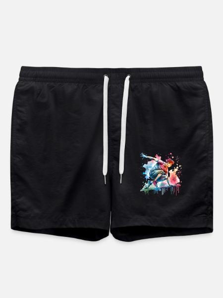 Parkour - Swim Trunks - black
