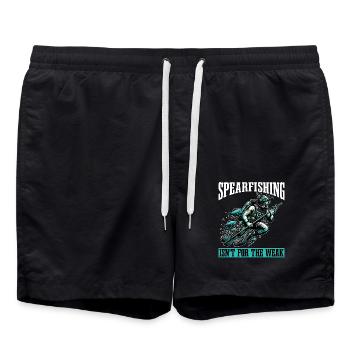 Spearfishing Isn't For The Weak Fishing Enthusiast - Badeshorts - Schwarz - Vorne - AI Model Male 185 light (185cm)