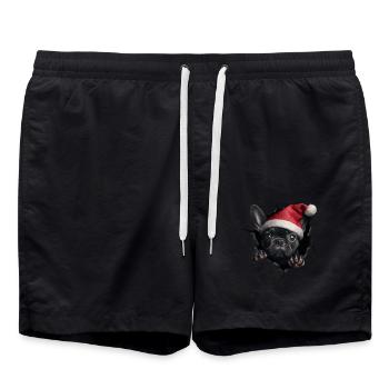 Chien propriétaire chiens Noël Noël chien - Short de bain - noir - Devant - AI Model Male 185 light (185cm)