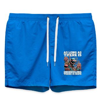 Plongée en apnée tant qu’il y a un biologiste marin - Short de bain - cobalt blue - Devant