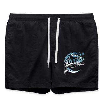 Killer Whale I am Not A Killer - Swim Trunks - black - Front - AI Model Male 185 light (185cm)