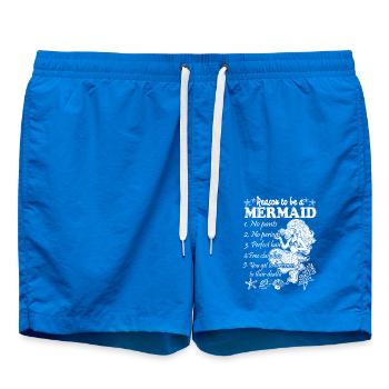 Reason To Be A Mermaid - Swim Trunks - cobalt blue - Front