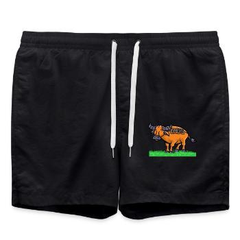 Sport Rugby Footballeur Carabao Football - Short de bain - noir - Devant - AI Model Male 185 light (185cm)