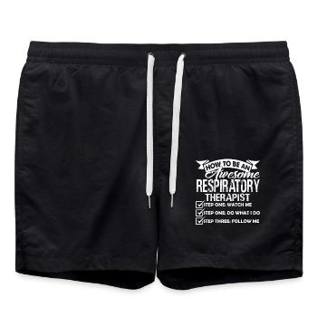 How To Be An Awesome Radiologic Technologist - Swim Trunks - black - Front - AI Model Male 185 light (185cm)