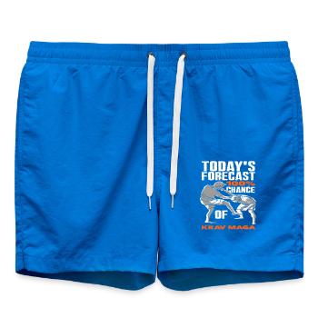 Krav Maga Training Athletes - Swim Trunks - cobalt blue - Front