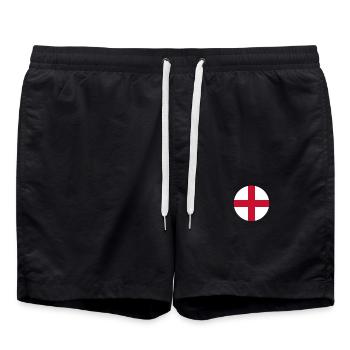 Angleterre Anglais Drapeau anglais - Short de bain - noir - Devant - AI Model Male 185 light (185cm)