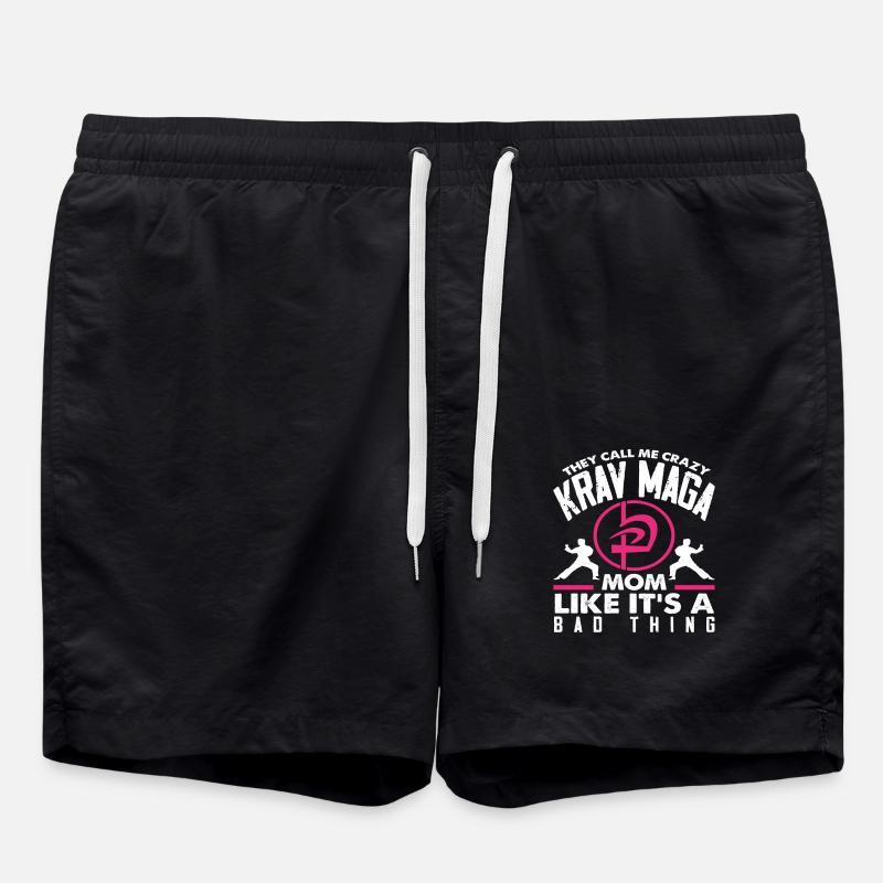 Krav Maga Maman Maman - Short de bain - noir