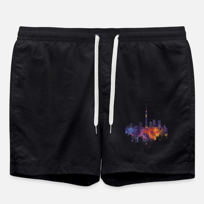 Fujieda - Short de bain - noir