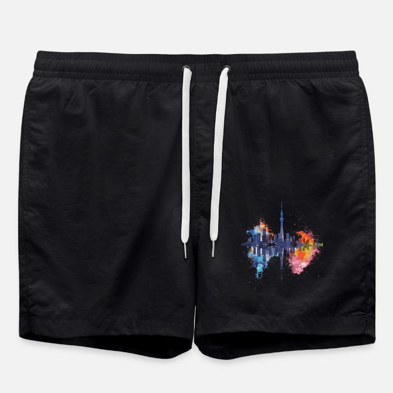 Fukuoka - Short de bain - noir