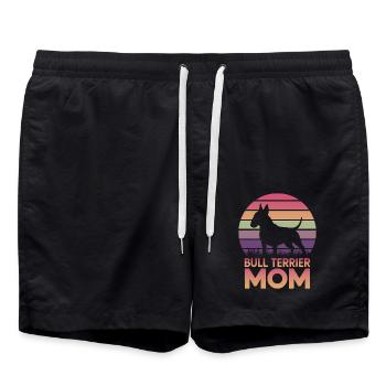Bull Terrier Saying Funny Bull Terrier Gift - Swim Trunks - black - Front - AI Model Male 185 light (185cm)