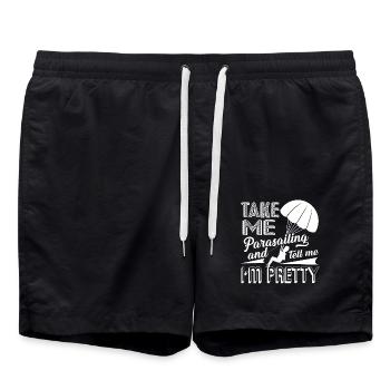 Parasailing Take Me Parasailing - Swim Trunks - black - Front - AI Model Male 185 light (185cm)