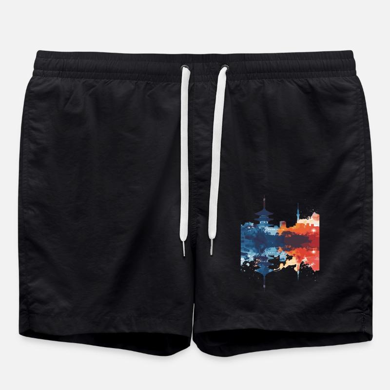 Hakodate - Swim Trunks - black