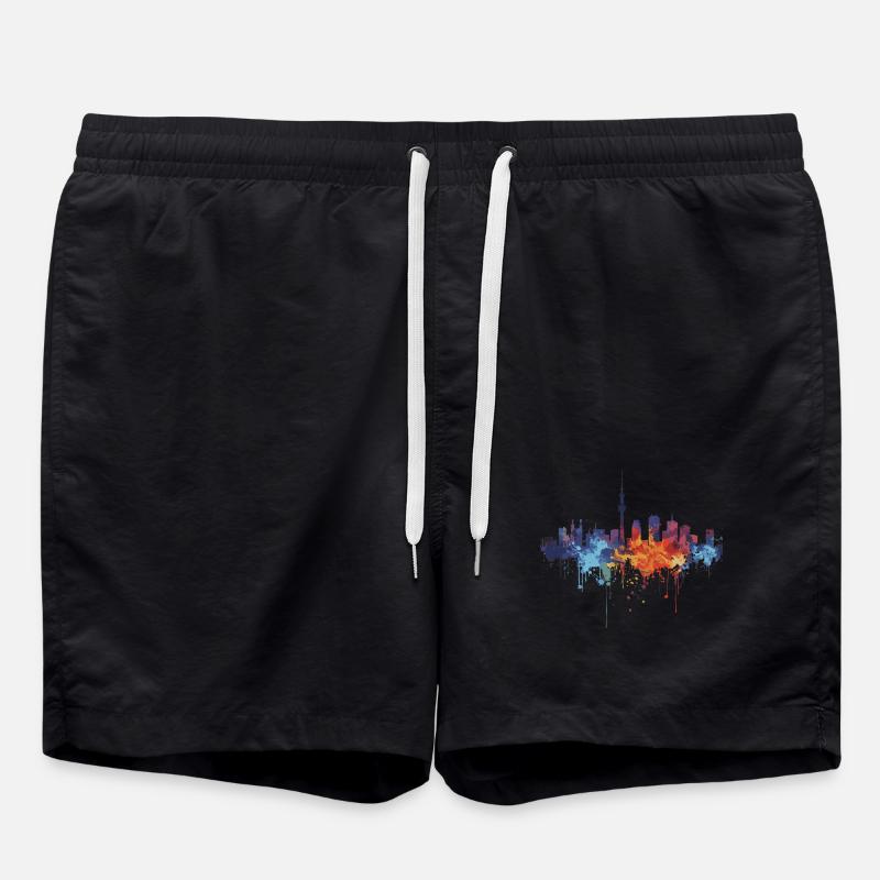 Hiroshima - Swim Trunks - black