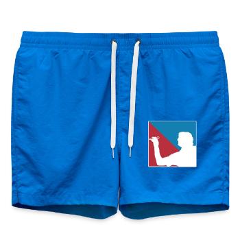 Darting Darted Unicorn Player Dart - Swim Trunks - cobalt blue - Front