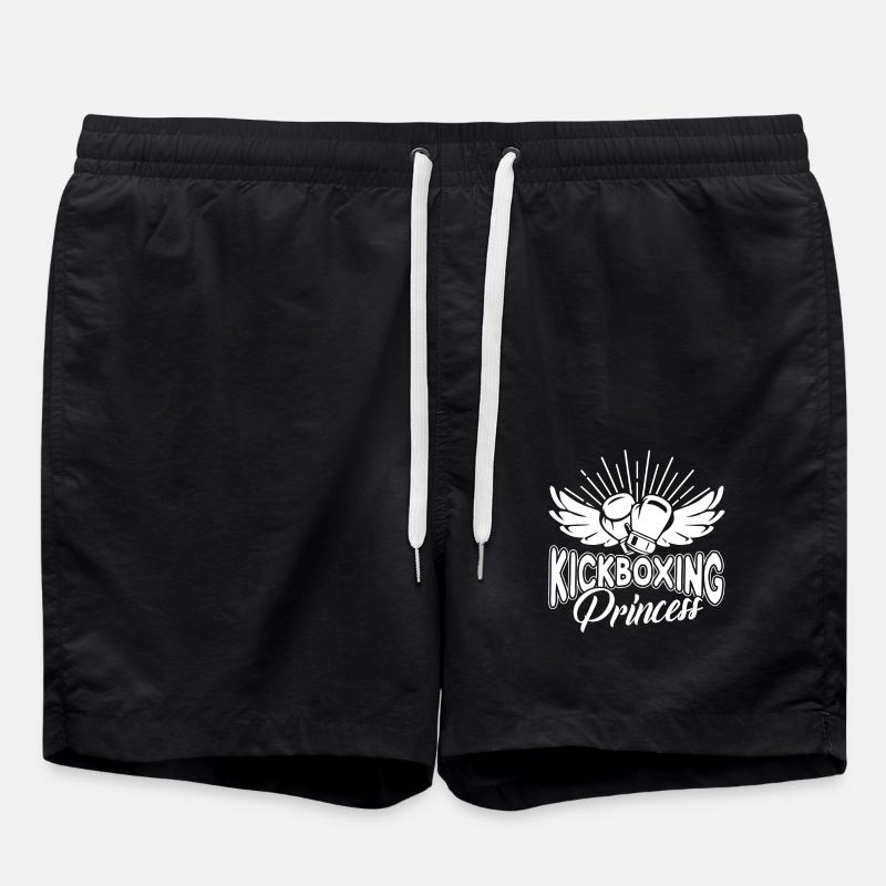 Kickboxing Princess Tee - Swim Trunks - black