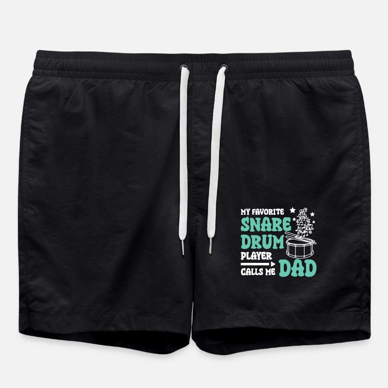 My favorite snare drum player calls me dad - Swim Trunks - black