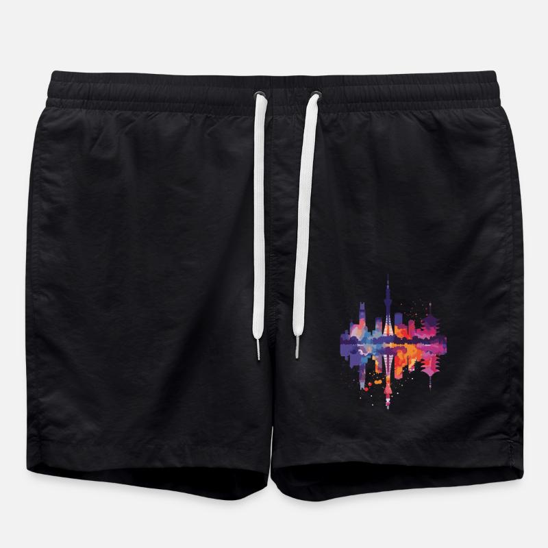 Kurashiki - Swim Trunks - black