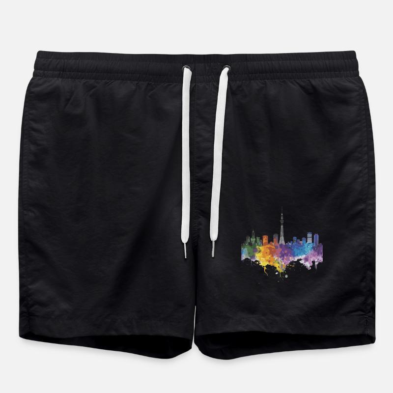 Kurume - Swim Trunks - black