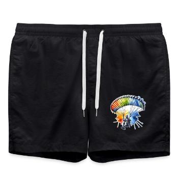 Parapente - Short de bain - noir - Devant - AI Model Male 185 light (185cm)