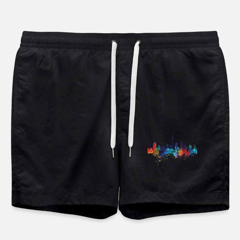 Hilversum - Swim Trunks - black