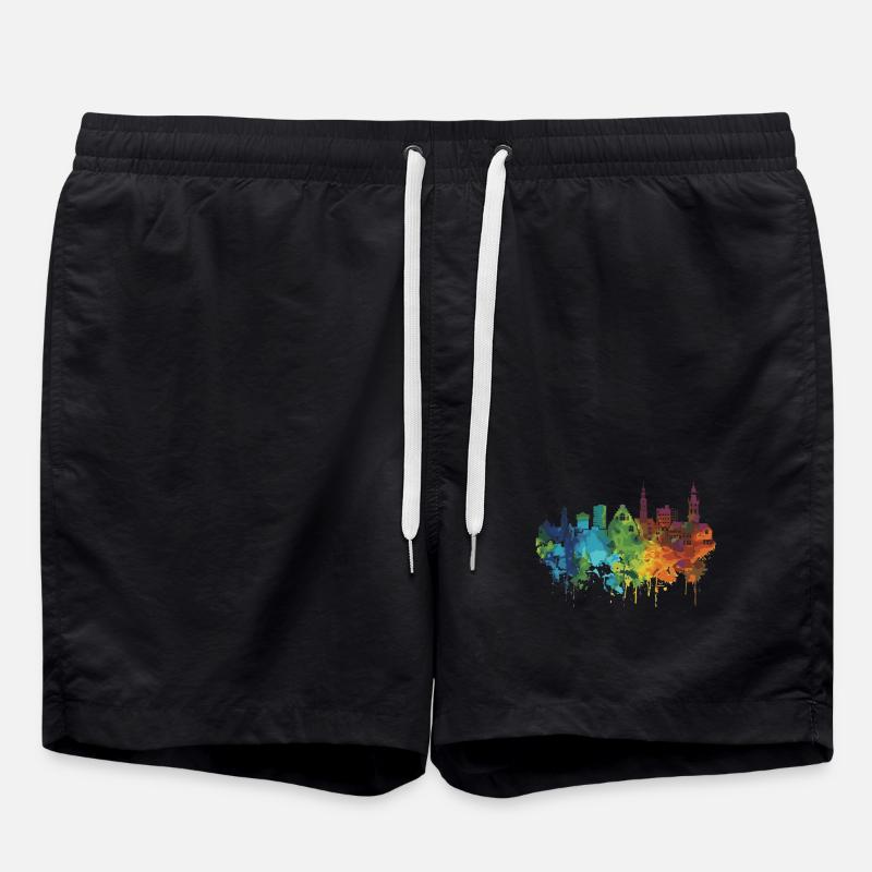 Houten - Swim Trunks - black