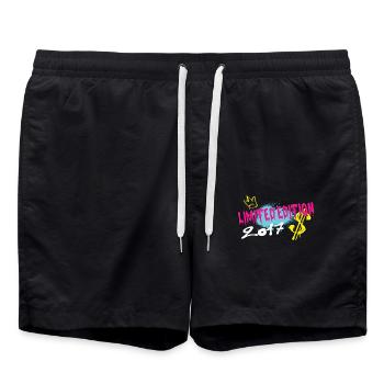 Edition Limitée 2017 Anniversaire 2017 Naissance - Short de bain - noir - Devant - AI Model Male 185 light (185cm)