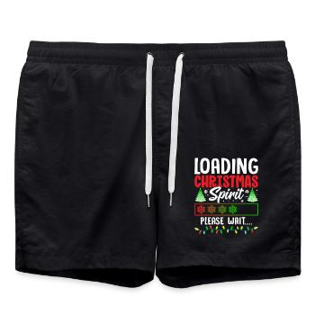 Loading Christmas Spirit Please Wait.... Holiday S - Badeshorts - Schwarz - Vorne - AI Model Male 185 light (185cm)